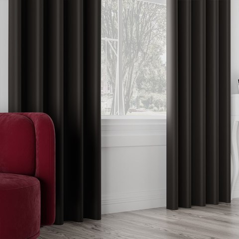 DONA Tkanina na zasłony typu dimout/blackout, wys. 280cm, kolor 840 chłodny brązowy TD0015/TDP/840/000280/1 DONA Tkanina na zasłony typu dimout/blackout, wys. 280cm, kolor 840 chłodny brązowy TD0015/TDP/840/000280/1
