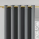DONA Tkanina na zasłony typu dimout/blackout, wys. 280cm, kolor 842 szaroniebieski TD0015/TDP/842/000280/1