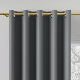 DONA Tkanina na zasłony typu dimout/blackout, wys. 280cm, kolor 842 szaroniebieski TD0015/TDP/842/000280/1