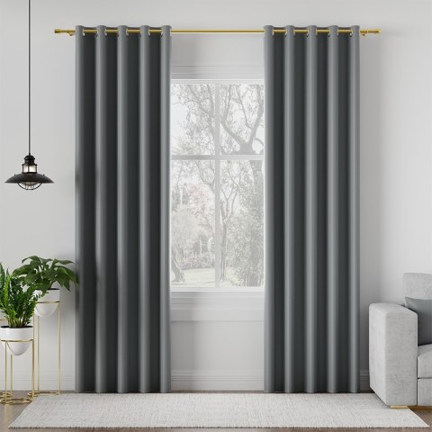DONA Tkanina na zasłony typu dimout/blackout, wys. 280cm, kolor 842 szaroniebieski TD0015/TDP/842/000280/1 DONA Tkanina na zasłony typu dimout/blackout, wys. 280cm, kolor 842 szaroniebieski TD0015/TDP/842/000280/1