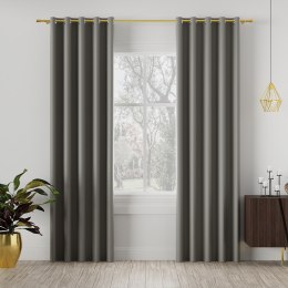 DONA Tkanina na zasłony typu dimout/blackout, wys. 280cm, kolor 843 ciepły szary TD0015/TDP/843/000280/1