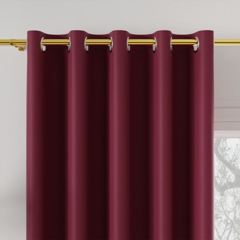 DONA Tkanina na zasłony typu dimout/blackout, wys. 280cm, kolor 845 bordowy TD0015/TDP/845/000280/1 DONA Tkanina na zasłony typu dimout/blackout, wys. 280cm, kolor 845 bordowy TD0015/TDP/845/000280/1