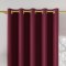 DONA Tkanina na zasłony typu dimout/blackout, wys. 280cm, kolor 845 bordowy TD0015/TDP/845/000280/1