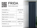 FRIDA Tkanina na zasłony dwustronna, wys. 310cm, kolor 020 camelowy 029120/TDP/020/000310/1