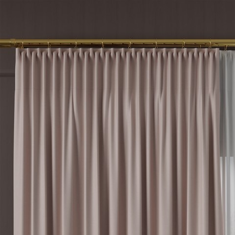 NELIA Tkanina na zasłony typu dimout/blackout, wys. 320cm, kolor 060 pastelowy różowy 065553/TDP/060/000320/1 NELIA Tkanina na zasłony typu dimout/blackout, wys. 320cm, kolor 060 pastelowy różowy 065553/TDP/060/000320/1