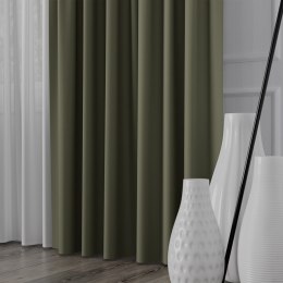 NELIA Tkanina na zasłony typu dimout/blackout, wys. 320cm, kolor 066 ciemny zielony 065553/TDP/066/000320/1