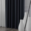 NELIA Tkanina na zasłony typu dimout/blackout, wys. 320cm, kolor 069 granatowy 065553/TDP/069/000320/1
