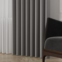 NELIA Tkanina na zasłony typu dimout/blackout, wys. 320cm, kolor 061 jasny szary 065553/TDP/061/000320/1