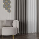 NELIA Tkanina na zasłony typu dimout/blackout, wys. 320cm, kolor 062 ciepły szary 065553/TDP/062/000320/1