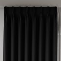 NELIA Tkanina na zasłony typu dimout/blackout, wys. 320cm, kolor 084 czarny 065553/TDP/084/000320/1
