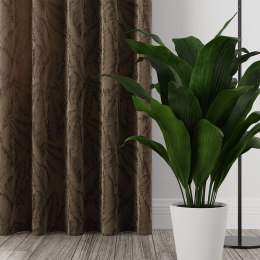 BOTANIKA Tkanina na zasłony, wys. 300 cm, kolor 014 brązowy 374161/TZP/014/000300/1