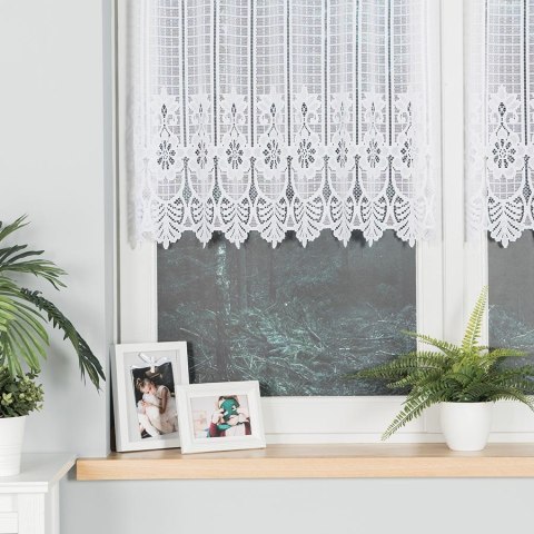 Zazdrostka żakardowa panelowa, wys. 100cm, kolor biały 605101/000/001/000100/1 Zazdrostka żakardowa panelowa, wys. 100cm, kolor biały 605101/000/001/000100/1