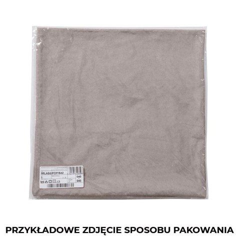 MILAS Poszewka dekoracyjna, 40x40cm, kolor 374 jasny ciepły beżowy MILAS0/POP/374/040040/1 MILAS Poszewka dekoracyjna, 40x40cm, kolor 374 jasny ciepły beżowy MILAS0/POP/374/040040/1
