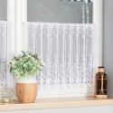 Zazdrostka żakardowa, panelowa, wys. 50cm, kolor biały 018529/000/001/000050/1