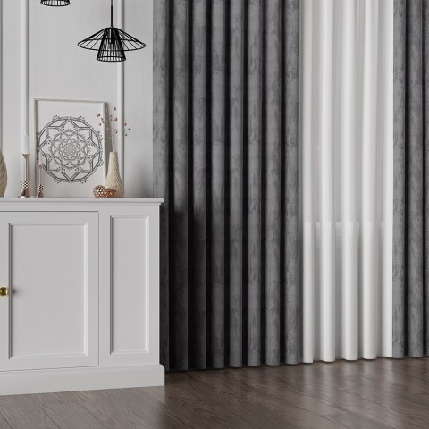 ARON Tkanina na zasłony, wys. 300cm, kolor 001 szary 056003/TDP/001/000300/1 ARON Tkanina na zasłony, wys. 300cm, kolor 001 szary 056003/TDP/001/000300/1