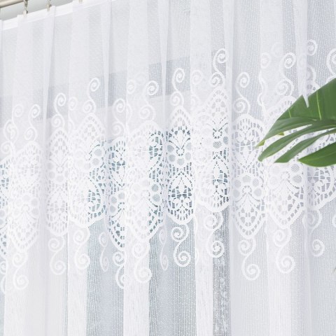 CELINA Firanka żakardowa gotowa, 160x500cm, kolor biały 018495/FBL/001/500160/1 CELINA Firanka żakardowa gotowa, 160x500cm, kolor biały 018495/FBL/001/500160/1