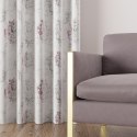 KAIRO Tkanina na zasłony VELVET, szer.150cm, kolor szaro-różowy D00186/VEL/001/150000/1