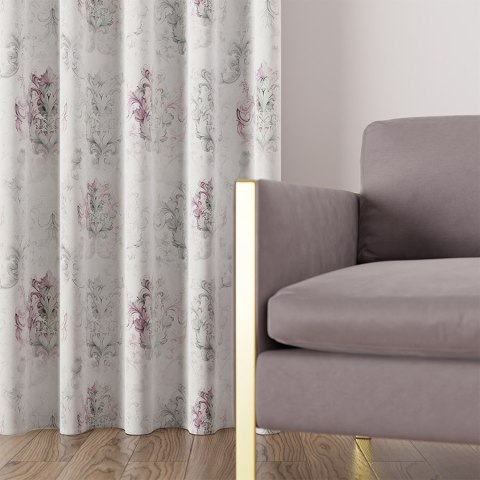 KAIRO Tkanina na zasłony VELVET, szer.150cm, kolor szaro-różowy D00186/VEL/001/150000/1 KAIRO Tkanina na zasłony VELVET, szer.150cm, kolor szaro-różowy D00186/VEL/001/150000/1