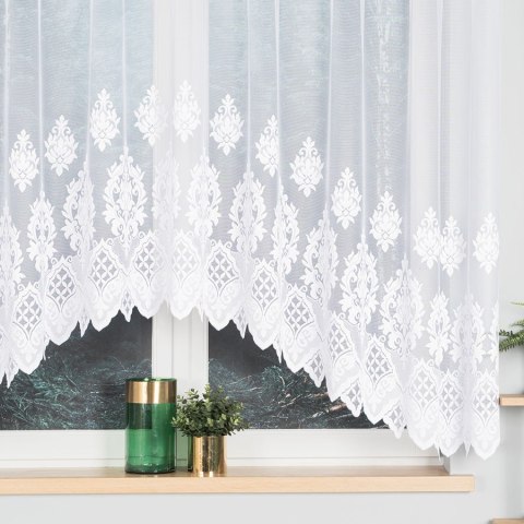 LUDMIŁA Firanka żakardowa gotowa, 160x300cm, kolor biały 017810/FBL/001/300160/1 LUDMIŁA Firanka żakardowa gotowa, 160x300cm, kolor biały 017810/FBL/001/300160/1