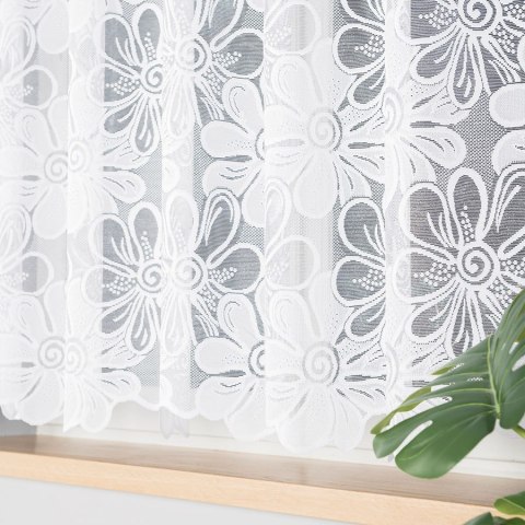 PATRYCJA Firanka żakardowa gotowa, 160x300cm, kolor biały 049516/FBP/001/300160/1 PATRYCJA Firanka żakardowa gotowa, 160x300cm, kolor biały 049516/FBP/001/300160/1