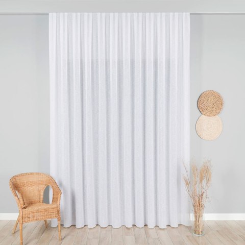 Firanka fantazyjna trudnopalna z ołowianką, wys. 300cm, kolor biały 002022/FRE/001/000300/1 Firanka fantazyjna trudnopalna z ołowianką, wys. 300cm, kolor biały 002022/FRE/001/000300/1