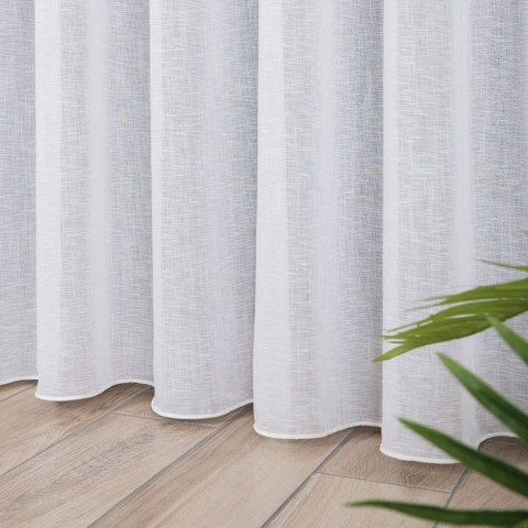 Firanka fantazyjna trudnopalna z ołowianką, wys. 300cm, kolor biały 002022/FRE/001/000300/1 Firanka fantazyjna trudnopalna z ołowianką, wys. 300cm, kolor biały 002022/FRE/001/000300/1