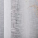 Firanka fantazyjna trudnopalna z ołowianką, wys. 300cm, kolor biały 002022/FRE/001/000300/1