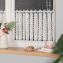 Zazdrostka haftowana panelowa na batyście, wys. 45cm, kolor naturalny 015589/420/011/000045/1