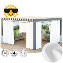 GARDENIA Zasłona gotowa na przelotkach, 180x140 cm kolor 050 biały TD0025/ZGP/050/140180/1