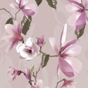 MAGNOLIA Tkanina na zasłony DIMOUT/BLACKOUT, szer. 145cm, kolor beżowy D00247/BLC/001/szer. 145000/1