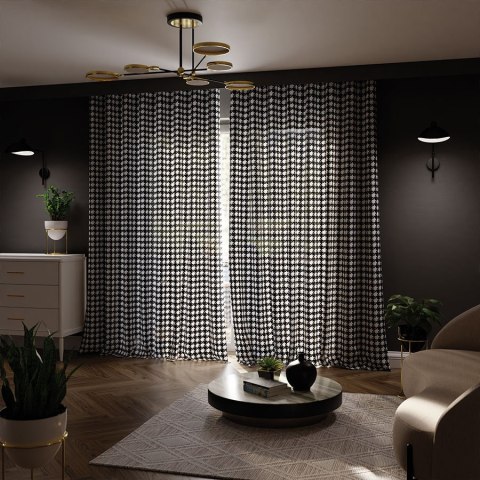 PETIT Tkanina na zasłony DIMOUT/BLACKOUT, szer. 145cm, kolor czarno-biały D00195/BLC/001/szer. 145000/1 PETIT Tkanina na zasłony DIMOUT/BLACKOUT, szer. 145cm, kolor czarno-biały D00195/BLC/001/szer. 145000/1