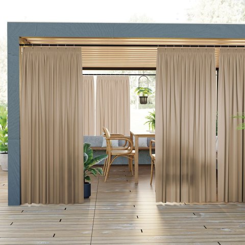 GARDENIA Zasłona gotowa na taśmie, 250x140 cm, kolor 004 nude TD0025/ZGT/004/140250/1 GARDENIA Zasłona gotowa na taśmie, 250x140 cm, kolor 004 nude TD0025/ZGT/004/140250/1