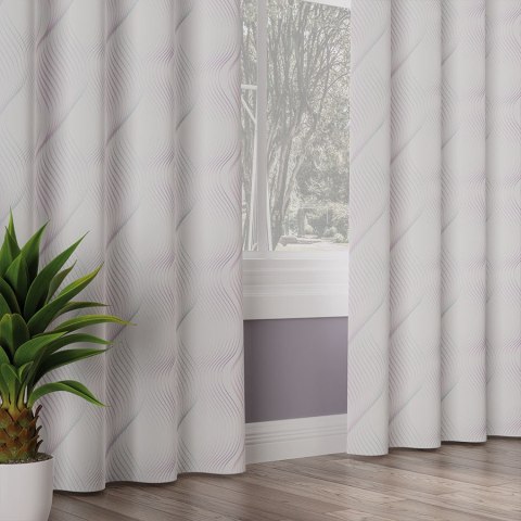 LINESA Tkanina na zasłony NINA WODOODPORNA, szer. 160cm, kolor 002 pastelowo fioletowy D00261/NIW/002/szer. 160000/1 LINESA Tkanina na zasłony NINA WODOODPORNA, szer. 160cm, kolor 002 pastelowo fioletowy D00261/NIW/002/szer. 160000/1