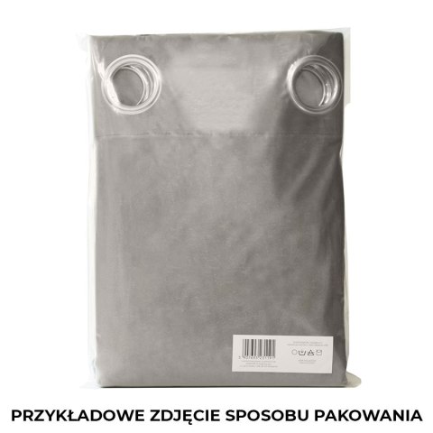 VELVI Zasłona gotowa na przelotkach, 260x140cm, kolor 016 kremowy VELVI0/ZGP/016/140260/1 VELVI Zasłona gotowa na przelotkach, 260x140cm, kolor 016 kremowy VELVI0/ZGP/016/140260/1