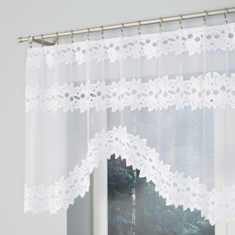 BASTIA Firanka żakardowa gotowa, 80x230cm, kolor biały 648107/FBL/001/230080/1 BASTIA Firanka żakardowa gotowa, 80x230cm, kolor biały 648107/FBL/001/230080/1