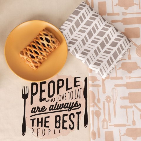 BEST PEOPLE Komplet 3 ścierek kuchennych, 40x60cm S00015/SCI/001/040060/1 BEST PEOPLE Komplet 3 ścierek kuchennych, 40x60cm S00015/SCI/001/040060/1