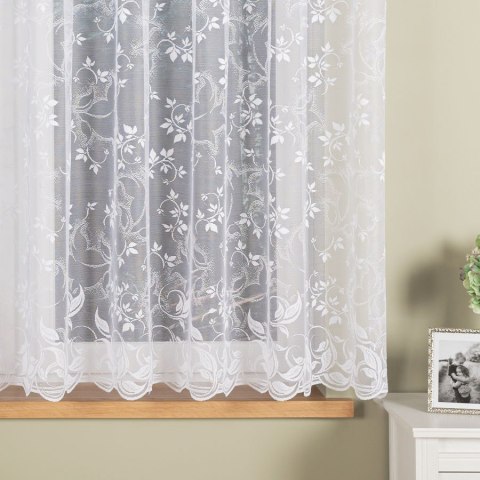 Firanka żakardowa, wys. 160cm, kolor biały 342410/000/001/000160/1 Firanka żakardowa, wys. 160cm, kolor biały 342410/000/001/000160/1