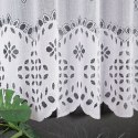 Firanka żakardowa ze wzorem pasowym, wys. 110cm, kolor biały 018999/000/001/000110/1 Firanka żakardowa ze wzorem pasowym, wys. 110cm, kolor biały 018999/000/001/000110/1
