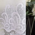 Firanka żakardowa, pasowa, wys. 160cm, kolor biały 018965/000/001/000160/1