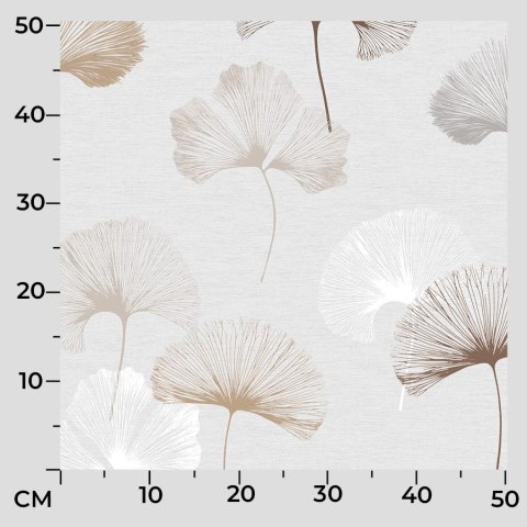 GINKO BILOBA Tkanina na zasłony NINA WODOODPORNA, szer. 160cm, kolor szaro-beżowy D00177/NIW/001/160000/1 GINKO BILOBA Tkanina na zasłony NINA WODOODPORNA, szer. 160cm, kolor szaro-beżowy D00177/NIW/001/160000/1