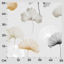 GINKO BILOBA Tkanina na zasłony NINA WODOODPORNA, szer. 160cm, kolor szaro-żółty D00177/NIW/002/160000/1
