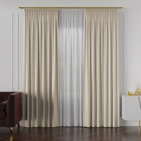 LUKRECJA Tkanina na zasłony, wys. 310cm, kolor 007 cappuccino 535008/TDP/007/000310/1 LUKRECJA Tkanina na zasłony, wys. 310cm, kolor 007 cappuccino 535008/TDP/007/000310/1