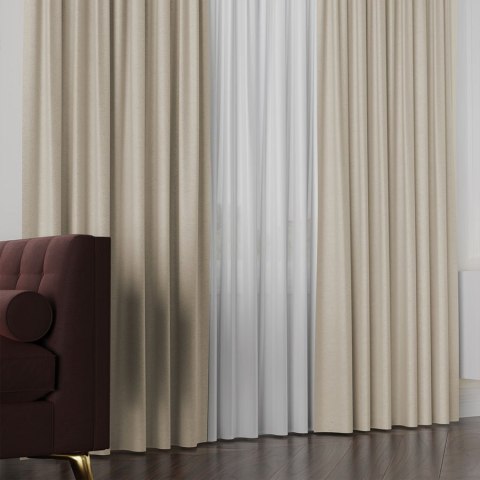 LUKRECJA Tkanina na zasłony, wys. 310cm, kolor 007 cappuccino 535008/TDP/007/000310/1 LUKRECJA Tkanina na zasłony, wys. 310cm, kolor 007 cappuccino 535008/TDP/007/000310/1