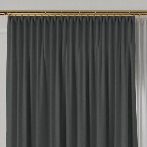 LUKRECJA Tkanina na zasłony, wys. 310cm, kolor 034 grafitowy 535008/TDP/034/000310/1 LUKRECJA Tkanina na zasłony, wys. 310cm, kolor 034 grafitowy 535008/TDP/034/000310/1