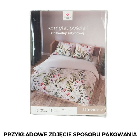 PARADIS Komplet pościeli z satyny bawełnianej 160x200cm 100068/SAT/000/160200/1 PARADIS Komplet pościeli z satyny bawełnianej 160x200cm 100068/SAT/000/160200/1