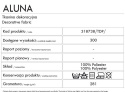 ALUNA Tkanina na zasłony, wys. 300cm, kolor 026 zielony 318738/TDP/026/000300/1