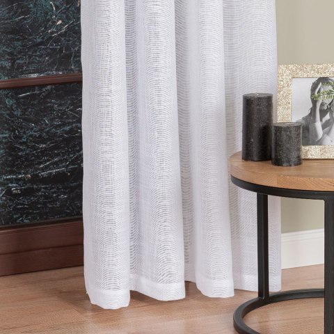 Firana gotowa na przelotkach, 140x250 cm, kolor biały 400002/FGP/001/140250/1 Firana gotowa na przelotkach, 140x250 cm, kolor biały 400002/FGP/001/140250/1