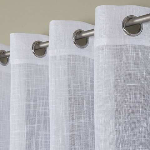 Firana gotowa na przelotkach, 140x250 cm, kolor biały 400002/FGP/001/140250/1 Firana gotowa na przelotkach, 140x250 cm, kolor biały 400002/FGP/001/140250/1