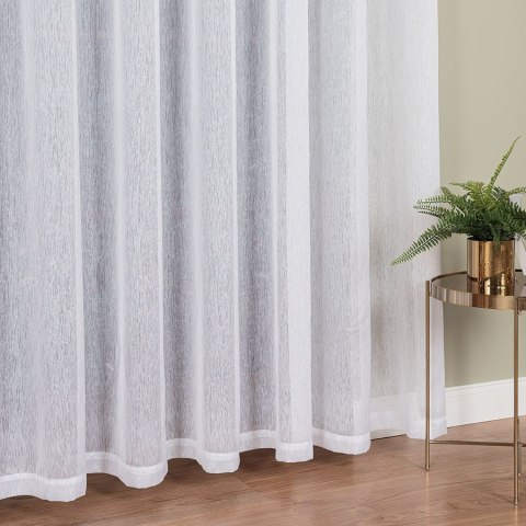Firana gotowa na przelotkach, 250x300cm, kolor biały 400001/FGP/001/300250/1