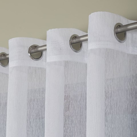 Firana gotowa na przelotkach, 250x300cm, kolor biały 400001/FGP/001/300250/1